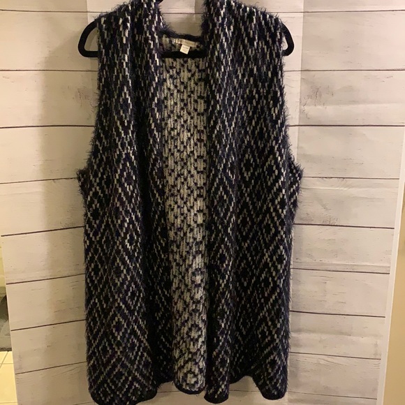 Cato sweater hooded vest plus size 18/20 - Picture 1 of 6